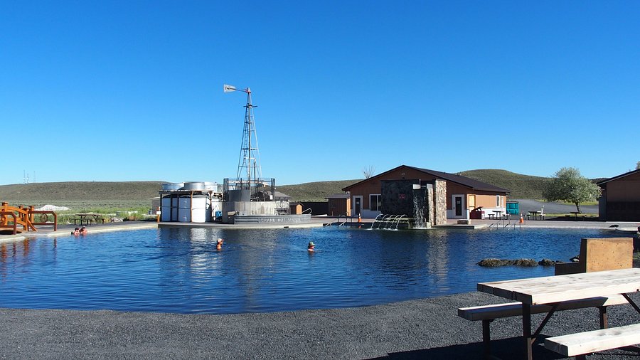 Soaking at Crystal Crane Hot Springs
